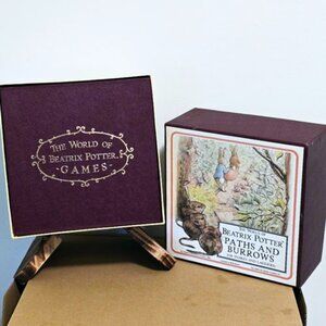 1988 Beatrix Potter Paths & Burrows Board Game Snakes Ladders 1988 Peter Rabbit